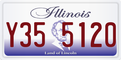 IL license plate Y355120