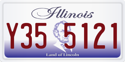 IL license plate Y355121