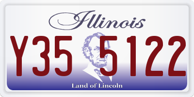 IL license plate Y355122