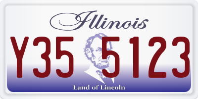 IL license plate Y355123