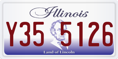 IL license plate Y355126