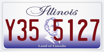 IL license plate Y355127