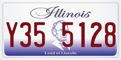 IL license plate Y355128