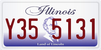 IL license plate Y355131