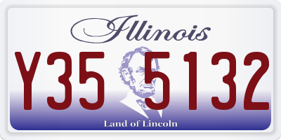 IL license plate Y355132