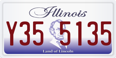 IL license plate Y355135