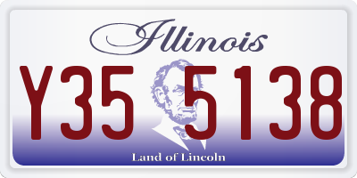 IL license plate Y355138