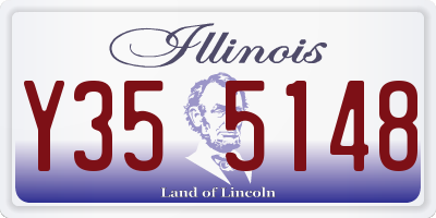 IL license plate Y355148