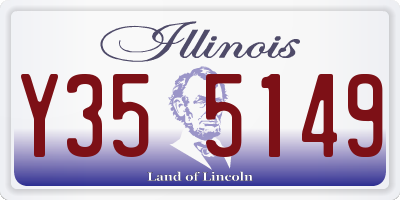 IL license plate Y355149