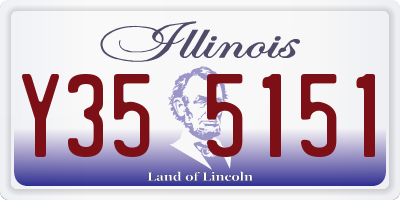 IL license plate Y355151