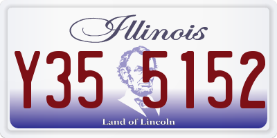 IL license plate Y355152