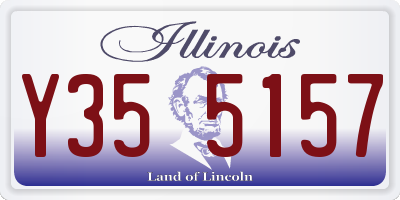 IL license plate Y355157