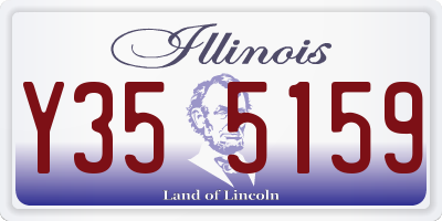 IL license plate Y355159