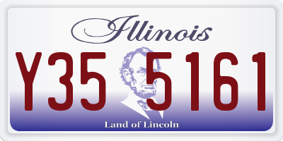 IL license plate Y355161