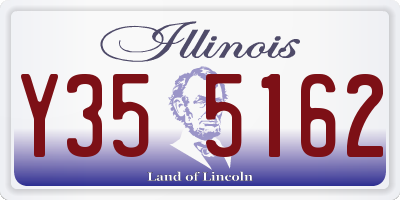 IL license plate Y355162