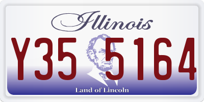 IL license plate Y355164