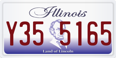 IL license plate Y355165