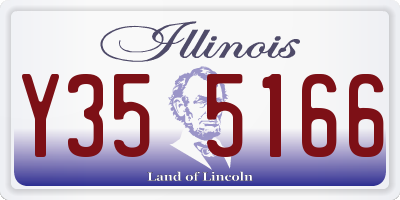 IL license plate Y355166