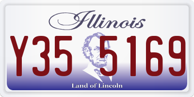 IL license plate Y355169