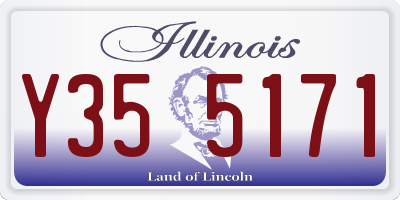IL license plate Y355171
