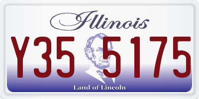 IL license plate Y355175