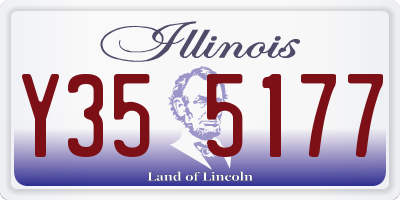 IL license plate Y355177