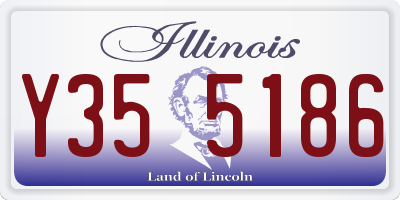 IL license plate Y355186