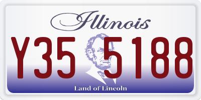 IL license plate Y355188