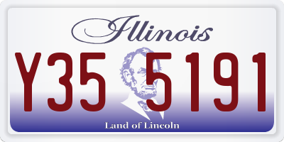 IL license plate Y355191