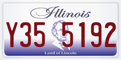 IL license plate Y355192