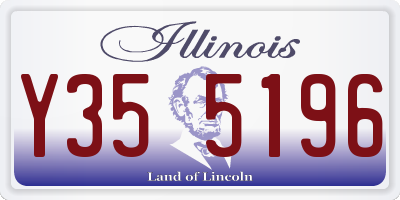 IL license plate Y355196