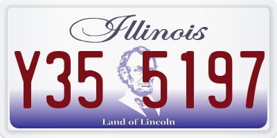 IL license plate Y355197