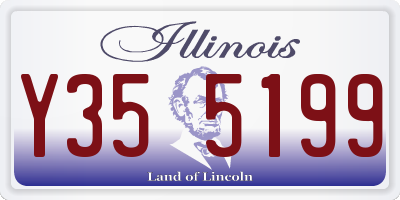 IL license plate Y355199