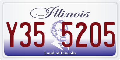 IL license plate Y355205