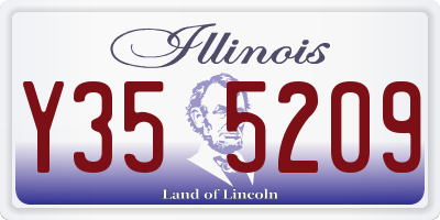 IL license plate Y355209