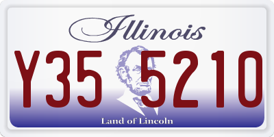 IL license plate Y355210