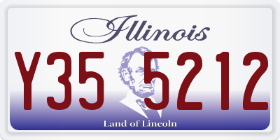 IL license plate Y355212