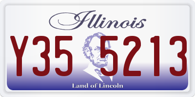 IL license plate Y355213