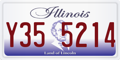 IL license plate Y355214