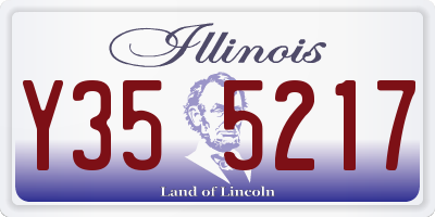 IL license plate Y355217