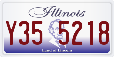 IL license plate Y355218