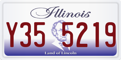 IL license plate Y355219