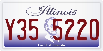 IL license plate Y355220