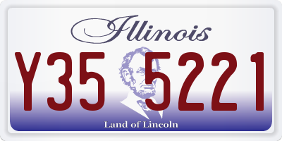 IL license plate Y355221