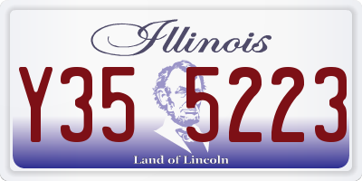 IL license plate Y355223