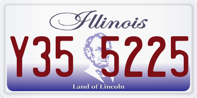 IL license plate Y355225