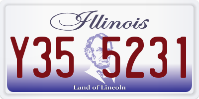 IL license plate Y355231