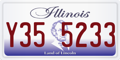 IL license plate Y355233
