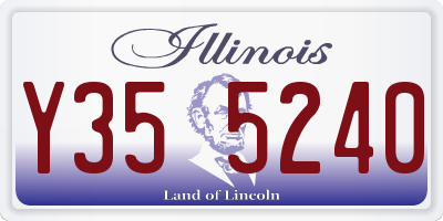 IL license plate Y355240