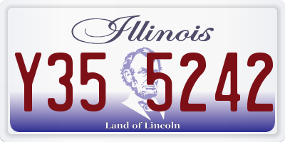 IL license plate Y355242